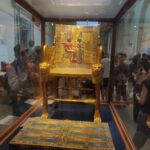 Golden Throne of Tutankhamun was found in his burial chamber by archaeologist Howard Carter in 1922